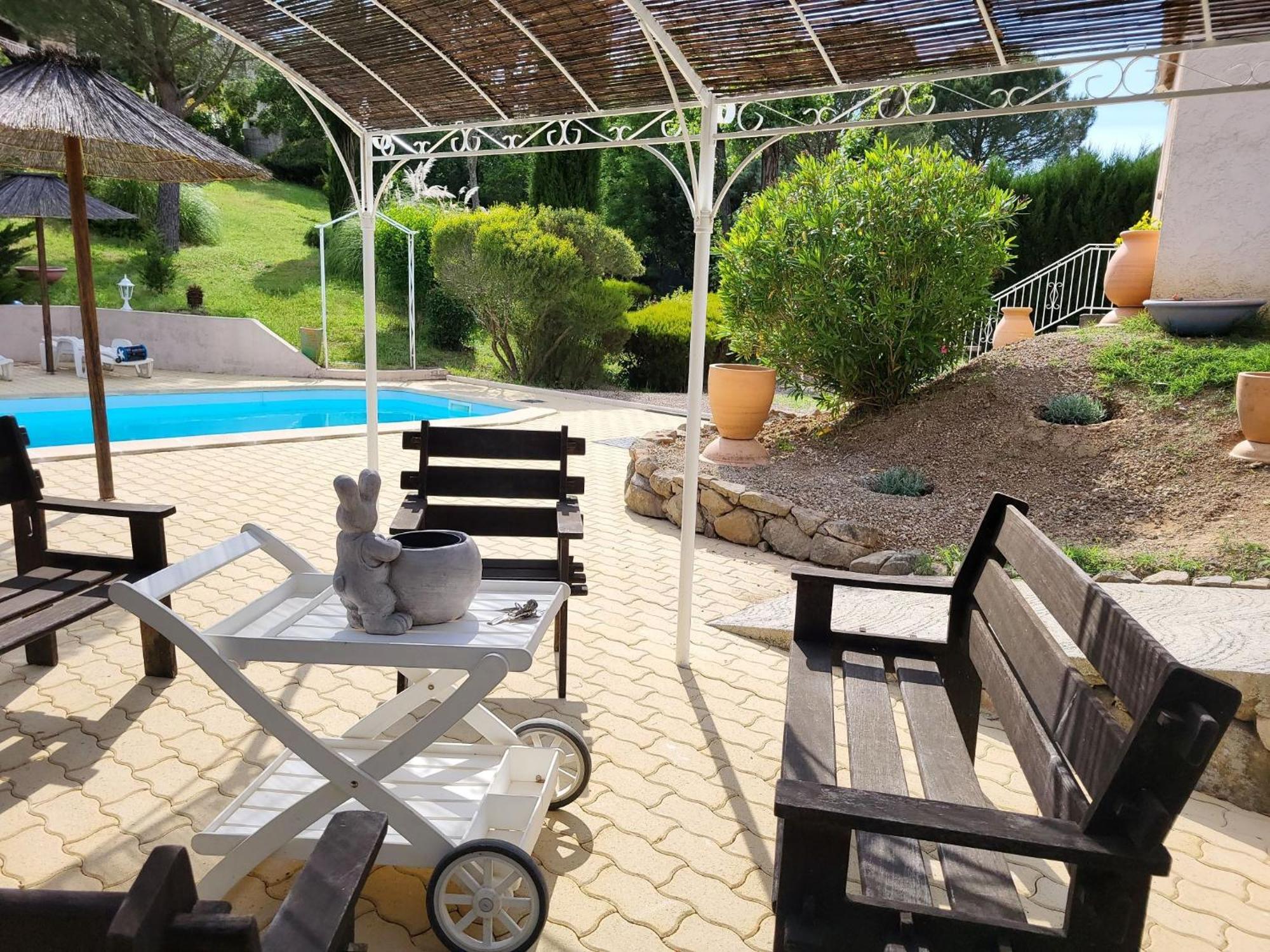 15Mn De Cannes, Villa La Soleiade , 3Gites 2-4 Pers Type T2, Climatises, Piscine, Au Lac De Saint-Cassien Var مونتارو المظهر الخارجي الصورة